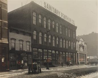 (CHICAGO, ILLINOIS) An archive of 89 sharply-rendered survey photographs of Chicago, documenting the citys dwindling pre-automobile da